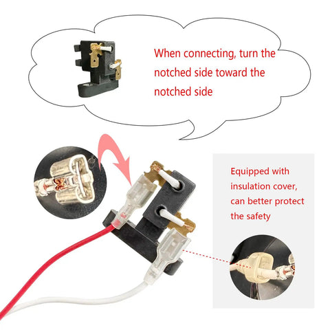 Heavy Duty AVR Generator Automatic Voltage Regulator For 5000W To 9500W Portable Gen Sets wiring connection with insulation cover