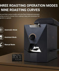 Roll With This Dope Electric Coffee Bean Roaster Bringing You 500g Capacity Smokeless Operation And A Glass Viewing Window For Effortless Home Roasting Vibes with three operation modes.