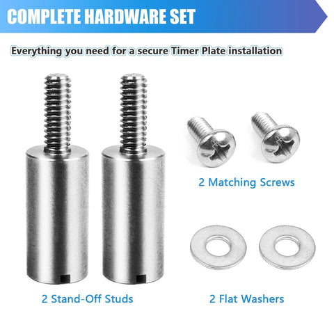 Stainless Steel Timer Plate Stand Off Kit With Screws And Washers For Shovelhead EVO Big Twin And Sportster Ironhead