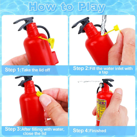 Mini Fire Extinguisher Water Squirt Guns 12 Pack Ultimate Hype For Summer Pool Parties And Backyard Ragers Perfect Squad Pick For Kids Teens And Adults Compact Design Makes Sharing Effortless During Any Outdoor Bash Or Beach Day
