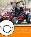 82 Inch Throttle Cable For 150cc And 250cc Go Karts And Dune Buggies Fits Hammerhead GTS 150 Mudhead shown with go kart