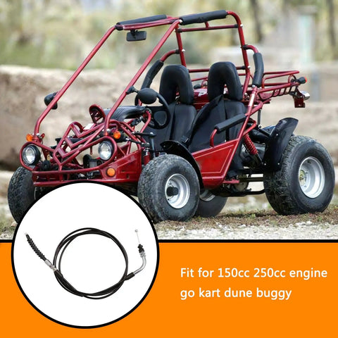 82 Inch Throttle Cable For 150cc And 250cc Go Karts And Dune Buggies Fits Hammerhead GTS 150 Mudhead shown with go kart