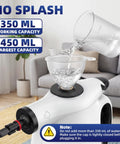 Powerful Handheld Steam Cleaner With Huge Tank And 11 Nifty Accessories For Deep Cleaning Cars Furniture Floors Kitchens Windows And More Featuring Safety Lock Plus Quick Heating Technology That Dings Out Grime Effortlessly Without Toxic Chemicals Making, filling tank with water