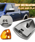Left And Right Led Side Mirror Turn Signal Lights Replacement For 2010 To 2018 Dodge Ram 1500 2500 3500 4500 5500