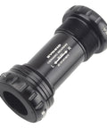 Beefy Ceramic Bearing Bottom Bracket 68 73mm BSA English Thread 22mm Or 24mm Spindle black side view