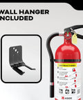 Commercial Fire Extinguisher For Office And School Use Rechargeable 2A10BC All Metal Valve And Easy Pull Pin with wall hanger