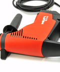 Close-up of Beast 120V Rotary Hammer Drill Kit TE 7-C with D-Grip, ergonomic design, heavy-duty build, for concrete drilling and chiseling.