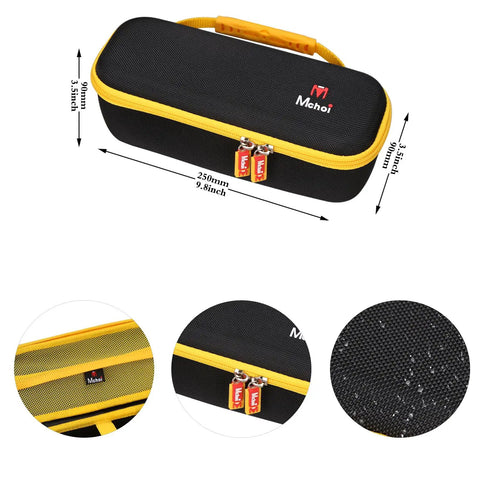 Built Dang Tough Hard Shell Case For Portable Tire Inflator And Air Compressor waterproof black EVA case with yellow zipper