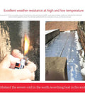 Hand holding a lighter demonstrating heat resistance of Heavy Duty Waterproof Roof Tape To Seal Those Stubborn Leaks Quick Asphalt And Foil Backed Flashing Roll For Seam Fill And Pipe Wrap That Holds Tight Through Every Summer Storm Season Out Here.