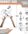 Pro Grade Heavy Duty Snap Fastener Tool Set With 15mm Snap Tool 80 Sets Boat Cover Snaps for canvas leather tarps with punch pliers