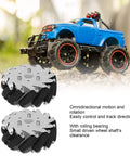 127mm omni directional wheel kit for DIY robot car with aluminum alloy chassis and 12 rubber rollers for smooth maneuvering
