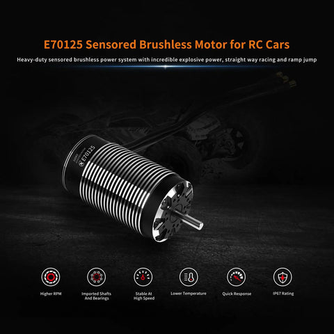 Hella Fast Sensored Brushless Motor for 1/5 Scale RC Car and Truggy, Heavy Duty 8 to 16S LiPo Setup, Killer 420KV Torque for Offroad Trucks and Combat Robots, Rip Jumps and Dominate with Top Shelf Performance