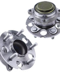 Beefed Up Rear Wheel Bearing Hubs Assembly Pair For Acura RDX 2013 To 2018 FWD And Honda CRV 2012 To 2016, 5 Bolt Lugs, 4 Bolt Flange