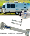 Heavy Duty Boat Trailer Jack With Wheel Tough As Nails Galvanized Telescopic Drop Leg 460 To 680Mm Adjustable Height for RVs and trailers.