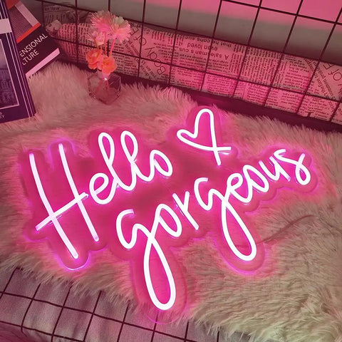Pink LED Neon Sign For Wall Decor Great Party Mood Booster For Bachelorette Party Birthday Celebration Engagement Party Bar Or Home Room Decor 60x37cm