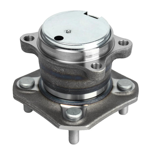 2 Pack Wheel Hub And Bearing Assembly 512384 For Nissan Sentra 2007 2012 2.0L L4 Rear With 4 Wheel ABS shown in front view