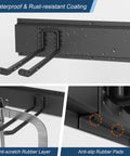 Close-up of Heavy Duty Garage Wall Organizer System with rust-resistant coating and adjustable hooks.