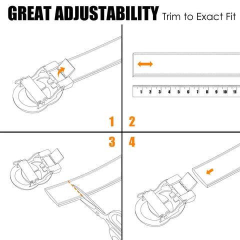 Mens Leather Ratchet Belt With Luxury Designer Buckle, Adjustable Dress Belt For A Perfect Fit, S White 1 Color, trim instructions