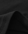 Close-up of fabric detail on Women's Cotton Sweatpants With Pockets In Black, Cozy Lounge Pants With Elastic Drawstring Waist, Comfortable For 3X To 4X Plus Sizes, Everyday Athleisurewear For Relaxed All Day Comfort.