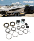 Trailer Bearing Kit For 1-1/16in To 1-3/8in Axles 3500lb 84 Spindle 2 Set L68149 L44649 Inner Bearings With Outer Races