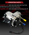 Drop-In Fuel Pump Assembly For Ford Super Duty F250 F350 F450 F550 And Excursion 2003 2007 6.0L V8 Replacement 6C3Z-9G282-C