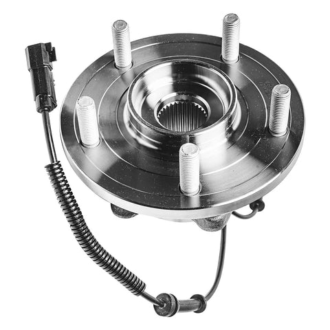 2 Front Wheel Bearing Hubs Replacement For Chrysler Town And Country 2008 Through 2016, Dodge Grand Caravan 2008 Through 2020, Ram CV 2012 Through 2015, And Volkswagen Routan 2009 Through 2014 Front Hub Bearings Set with 4-bolt flange and ABS sensor