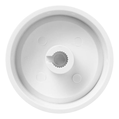 Rotary Dimmer Replacement Knob RK-WH White For Easy On Off Dial Adjustment Compatible With Most Rotary Dimmers And Fan Controls