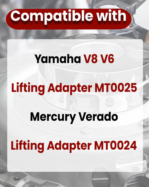 Three Pack Universal Lifting Ring Eye Bolts For Outboard Motors MT0022 Compatible With Yamaha V8 V6 Lifting Adapters MT0025 And Mercury Verado MT0024 OEM Equivalent Quality Beefy Heavy Duty Marine Lifting Eyebolts