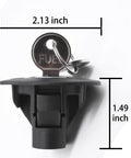 Locking Gas Cap With Key For Ford Edge Escape Expedition Explorer F150 Fiesta Flex Focus Fusion Taurus Direct Fit Easy Install Replacement To Stop Check Engine Light And Gas Smell Prevent Vapor Leaks 4584554AF 8U5Z9C268B AE8Z9034C with dimensions of 2.13 inch by 1.49 inch.