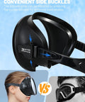 Dope Anti Fog 180 Degree View Diving Mask with side buckles and adjustable silicone strap for personalized fit