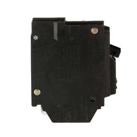 Side view of 20A Dual-Function AFCI/GFCI Breaker, Single-Pole 120 VAC, Arc Fault & Ground Fault Protection, Plug-In Q-Line THQL1120DFP