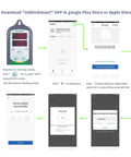 WiFi Temperature Controller ITC-308 With IHC-200 Humidity Controller app setup instruction images on smartphone screen