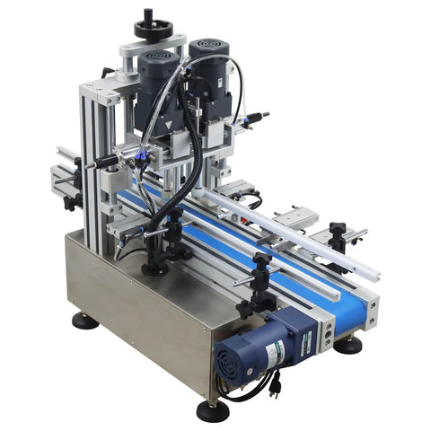 No Sweat Automatic Cap Sealer For Screw Caps With Rapid Conveyor Featuring Badass Stainless Steel Desktop Capping Machine That Handles Every Size Smoothly While Keeping Your Daily Production Strong