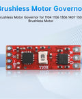 Mini Brushless Motor Driver Board BLDC Controller ESC for Aircraft Models 5-16V 8A Red Board front view