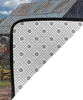 Cozy Soft Non Slip Area Rug 63x48 Inch for Living Room Large Modern Floor Mat with tractor farm scene and non-slip backing