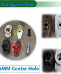 Old vs new lawn mower blade adapter with 25mm center hole