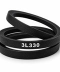 3/8 Inch By 33 Inch V Belt Replacement For Light Duty Power Transmission And Lawn Mower Drives 115-4669 Compatible FHP Wrapped Belt 1 Pack, 3L330