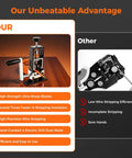 Professional Grade Hella Fast Drill Powered Wire Stripper For Scrap Copper Heavy Duty Adjustable Cable Peeler with ultra-sharp blades.