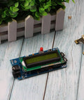 Ham Radio Essential CW Decoder Morse Code Reader And Translator with LCD display and plug and play setup on a wooden surface.