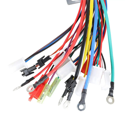 Colorful wiring cables for Brushless Motor Speed Controller For E-Bike And Scooter, 48V And 72V Systems, 1500W DC Replacement