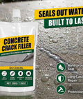Self Leveling Concrete Crack Filler Waterproof Cement Sealant 200g pouch for fixing cracks and waterproofing walkways.