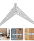 Heavy Duty Slotted Bearing Door Hinge With Galvanized Iron And Protective Coating For Outdoor Use On Garden Gates And Doors