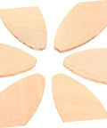 Heavy Duty Maple Wood Joiner Biscuits 100 Piece Pack Smooth Domino Router, six precision cut maple wood biscuits.