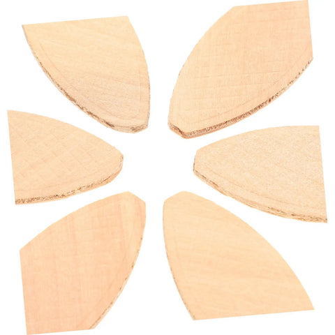 Heavy Duty Maple Wood Joiner Biscuits 100 Piece Pack Smooth Domino Router, six precision cut maple wood biscuits.
