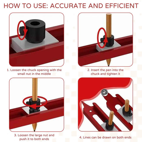 How to use the Dead On Double Sided Contour Scribe Tool with adjustable settings for precise edge copying.