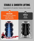 Stable and smooth lifting comparison of 6-section heavy steel pipes for VEVOR vehicle loading vs. other models.