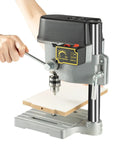 340W Mini Table Drill Press 110V Speed Adjustable Up To 16000 RPM 1 To 10mm Drill Capacity Compact Electric Drilling Machine in use