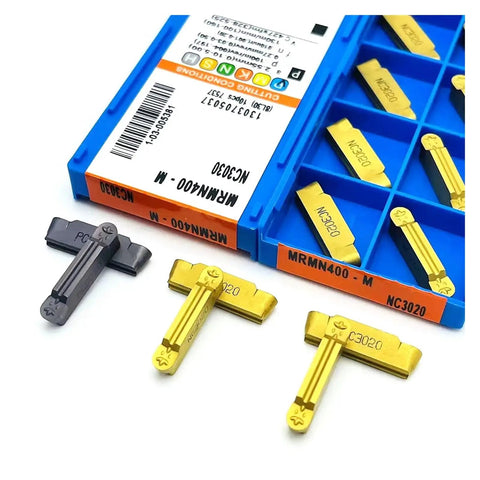 10 Piece Beefy Pro Grade Carbide Turning Inserts For CNC Lathe Tooling MRMN200 300 400 PC9030 in box and on display