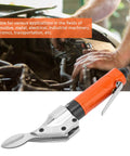 One Quarter Inch Air Shears Pneumatic Metal Cutter With Steel Straight Blade for auto maintenance and hardware processing