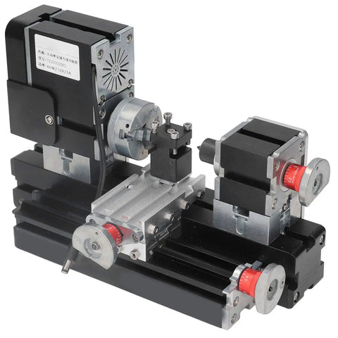 Baxnore Mini Lathe Kit, High Speed 12000RPM Metal Rotating Lathe With Drill Chuck for precision crafting and repairs.